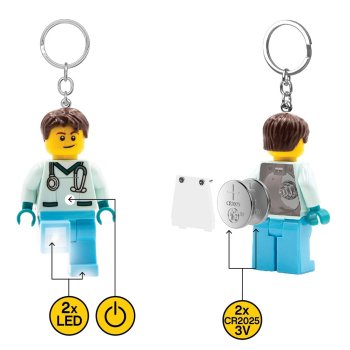 Breloc cu LED LEGO Medic LEGO LGL-KE194H