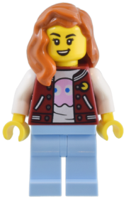 Minifigurină LEGO Game Player PAC-MAN fată twn465