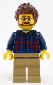 Minifigurină LEGO Town-Grădinar twn341