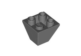 Cărămidă cu pantă 45 2 X 2 colţ Inv