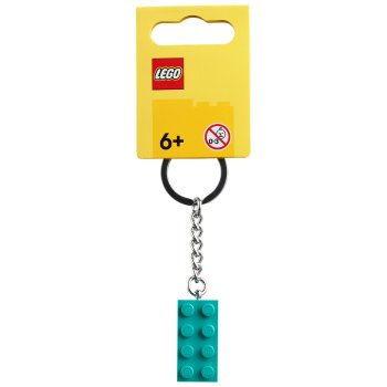 Breloc Caramida 2 x 4 verde-albastru