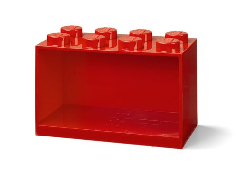 Raft Caramida LEGO 2x4 - Rosu