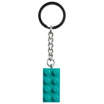 Breloc Caramida 2 x 4 verde-albastru