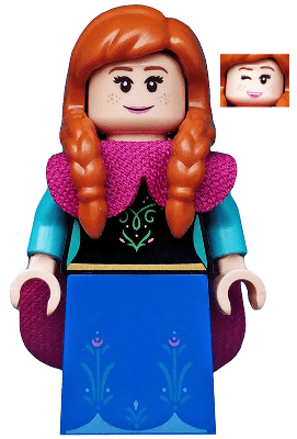 Minifigurină LEGO Disney - Anna dis033